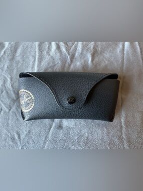 Ray-Ban Black Pebbled Sunglasses Case